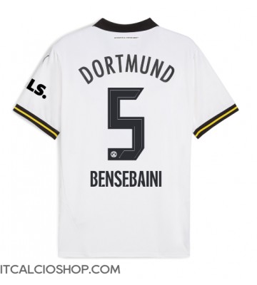 Borussia Dortmund Ramy Bensebaini #5 Terza Maglia 2024-25 Manica Corta